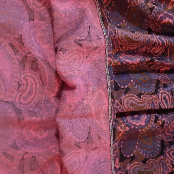 Vintage Handmade Paisley Skirt Size Small - Picture 5 of 10